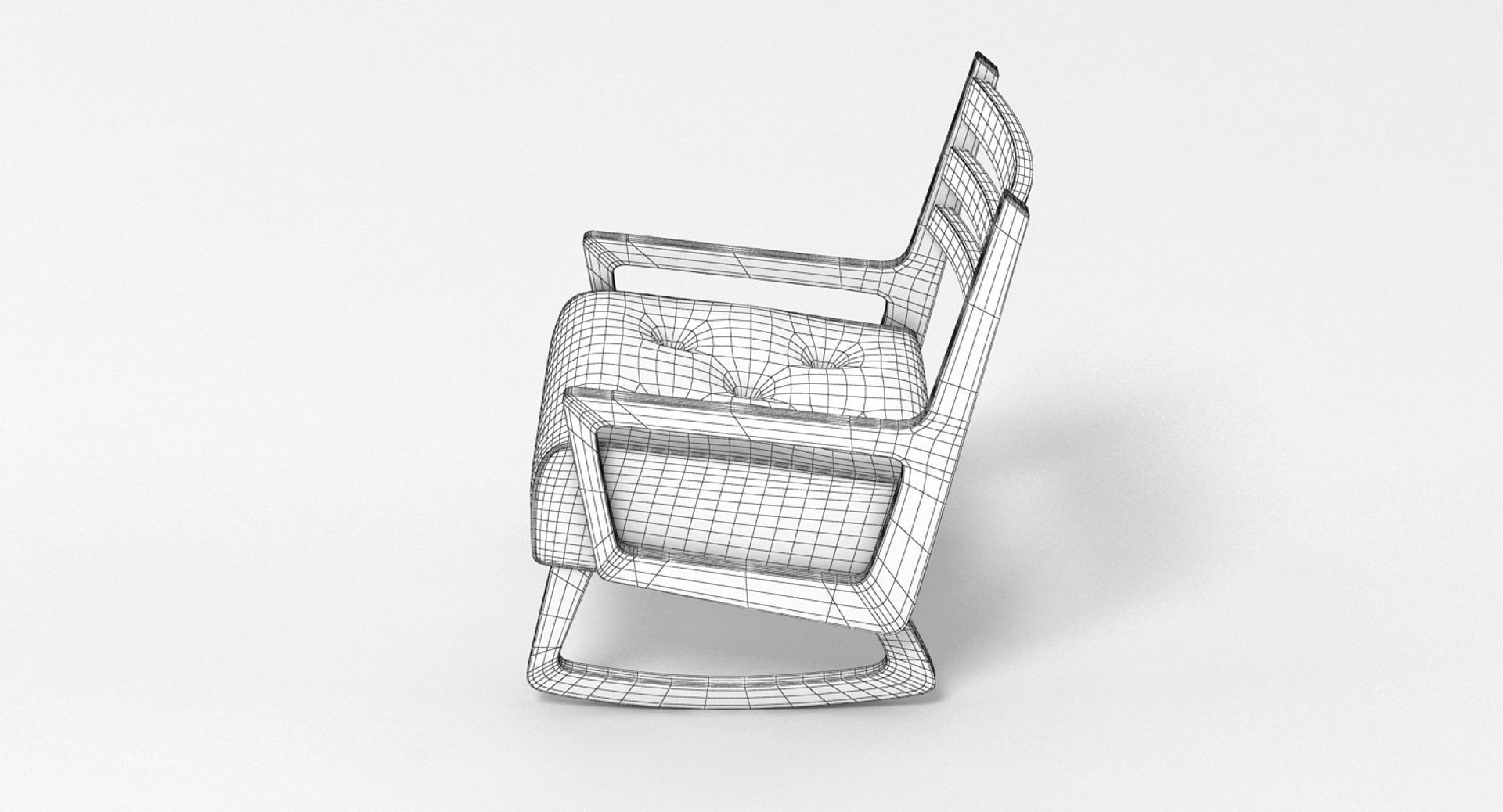 Oliver Armchair 3D model_7