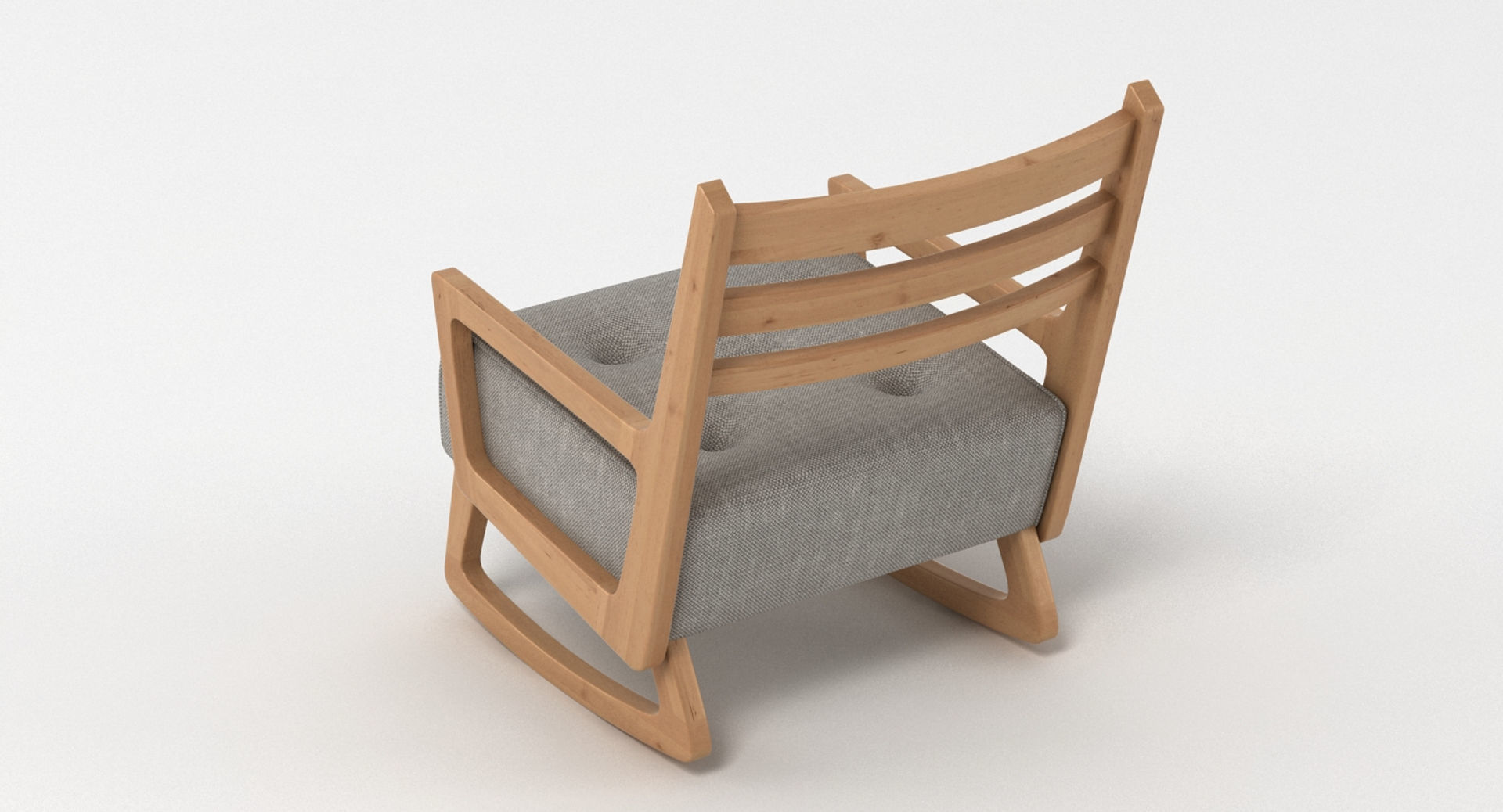 Oliver Armchair 3D model_3