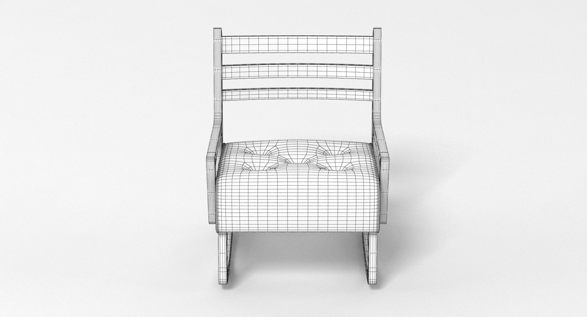 Oliver Armchair 3D model_6