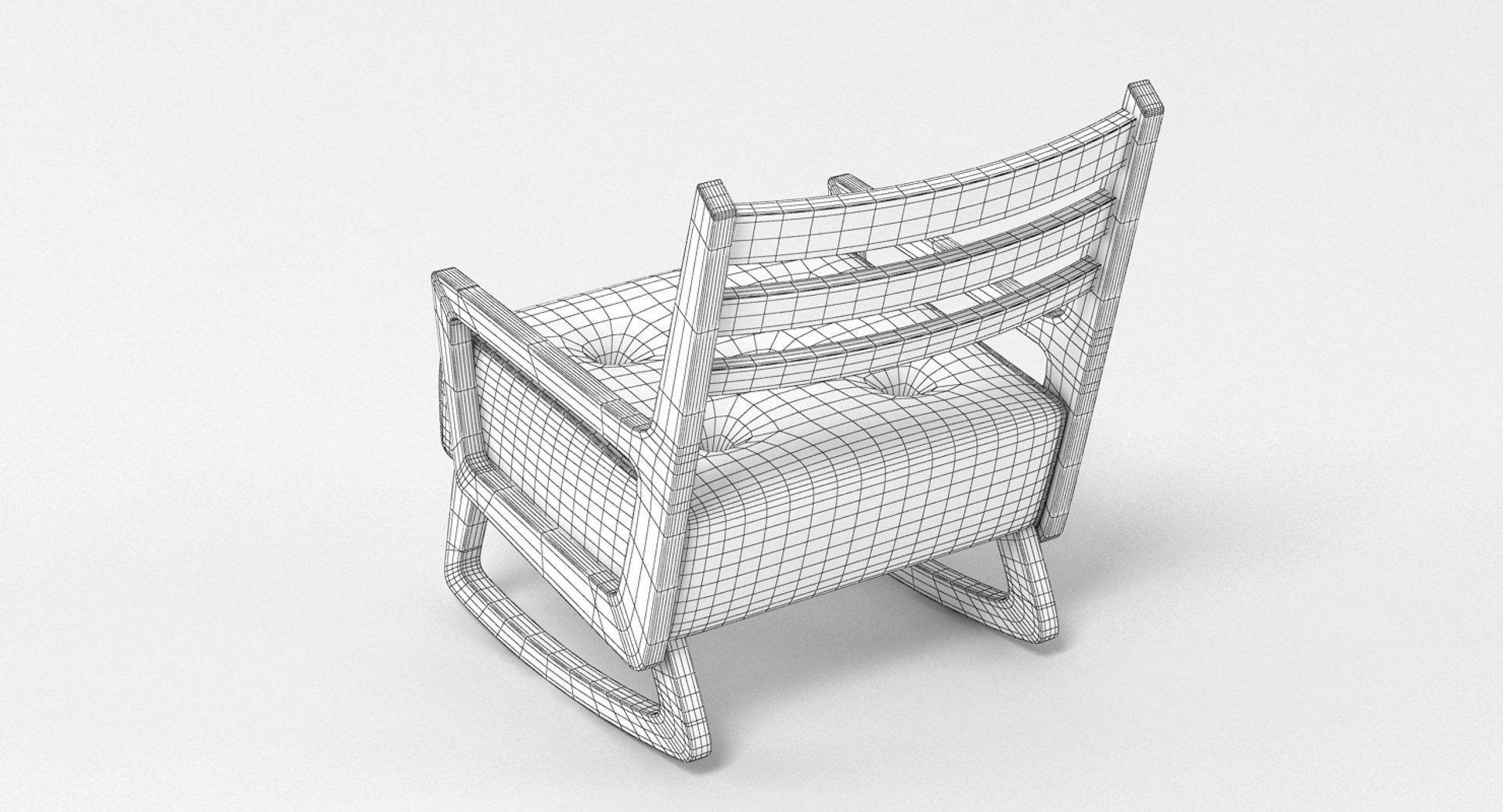 Oliver Armchair 3D model_8