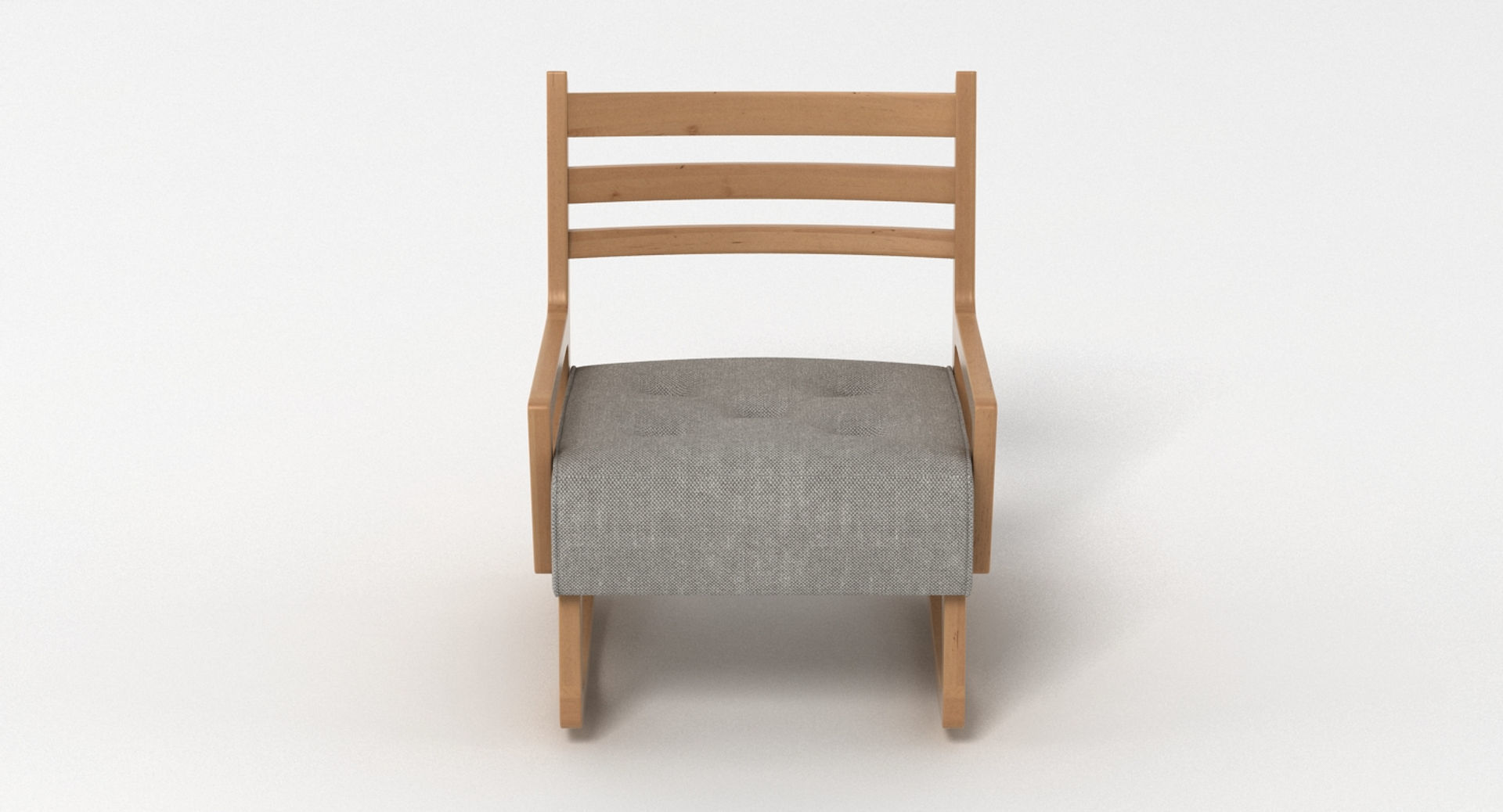 Oliver Armchair 3D model_1
