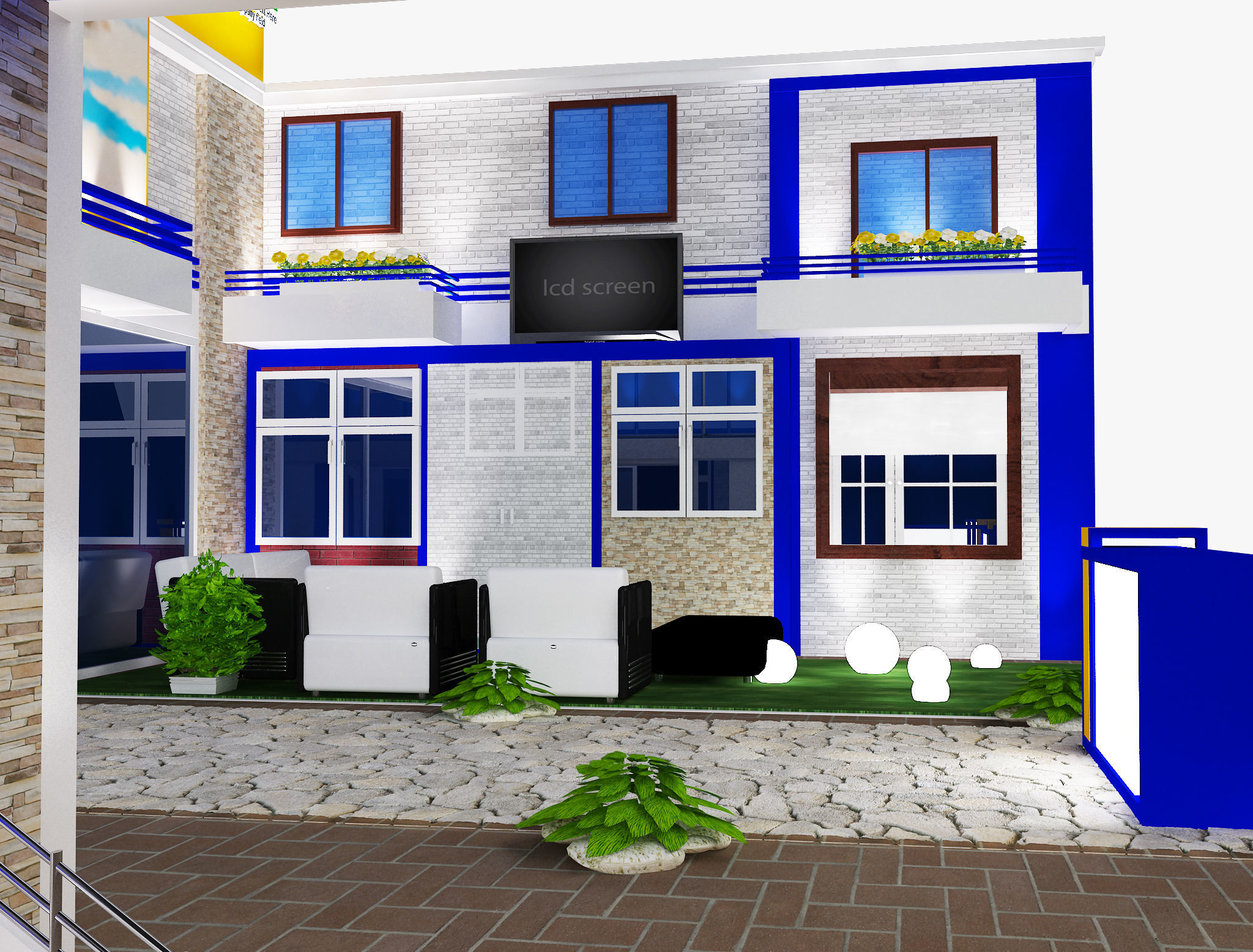  Booth Exhibition Stand a488 3D model_22