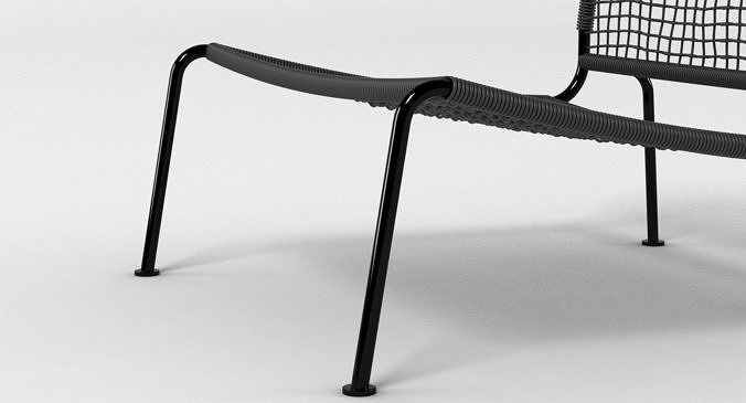 Carbon Frog Chair 3D model 5
