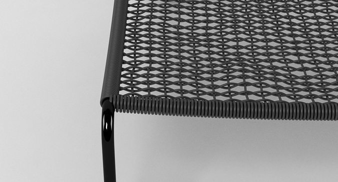 Carbon Frog Chair 3D model 6
