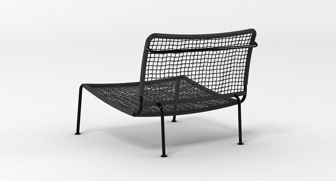 Carbon Frog Chair 3D model 4