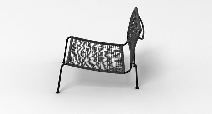 Carbon Frog Chair 3D model 3
