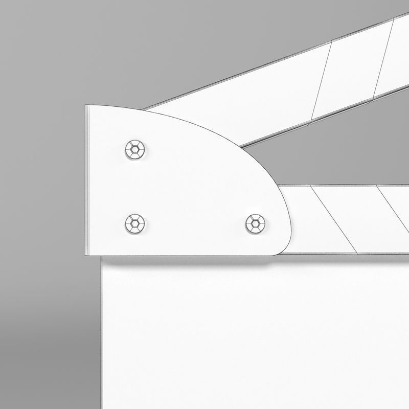 Clapperboard clapper board 3D model_9