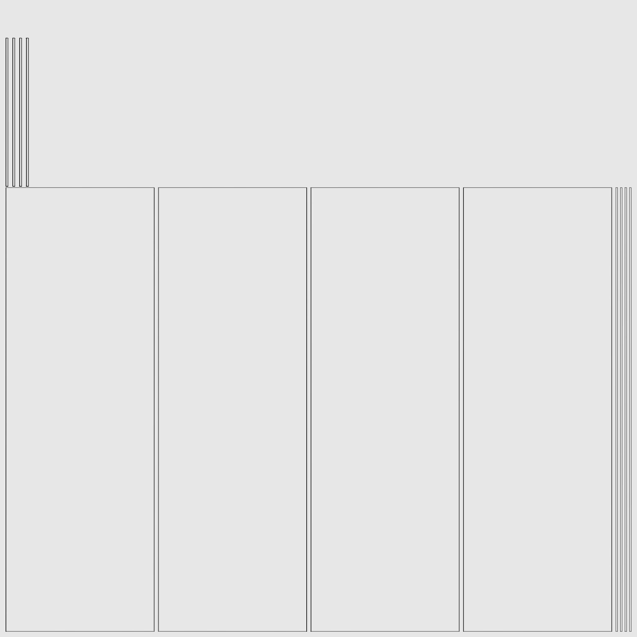 IKEA storage combination VITTSJO black metal with glass Low-poly 3D model_8