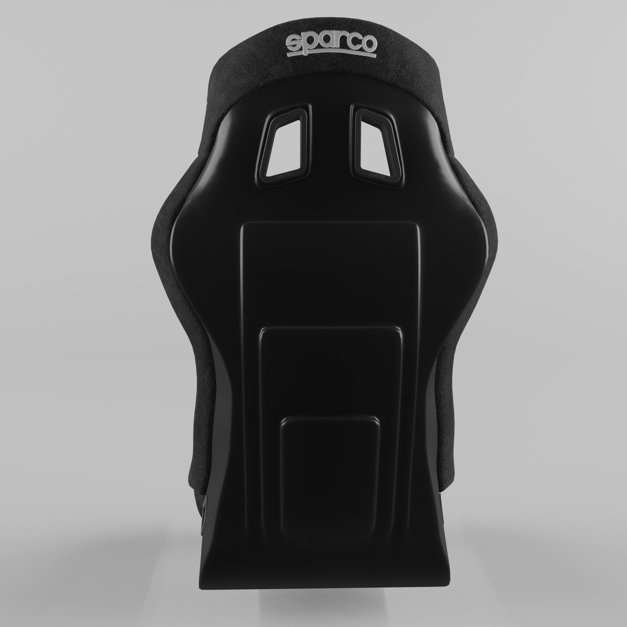 Racing Seat Sparco QTR PILOT Black 3D model_3