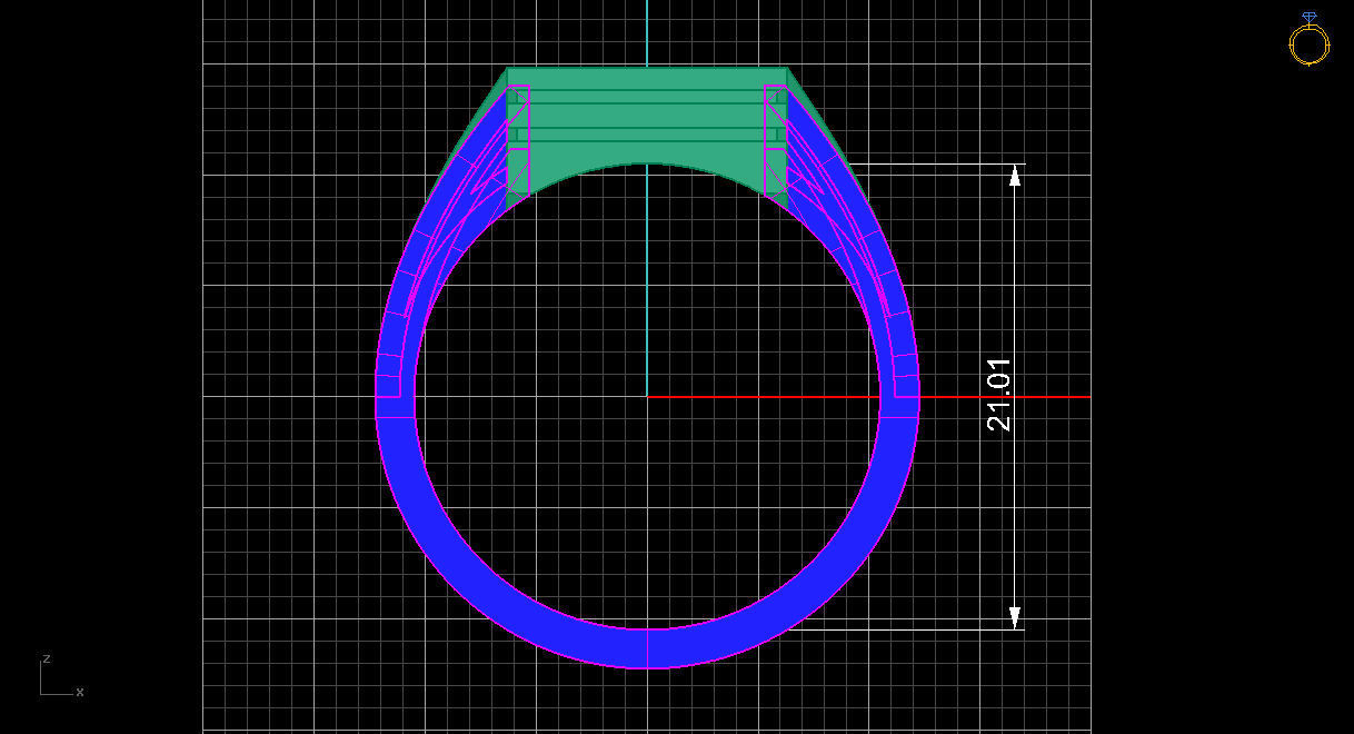 NEO MAN RING MODEL41 3D print model_3