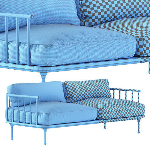 Kalmar Sofa 3D model 6