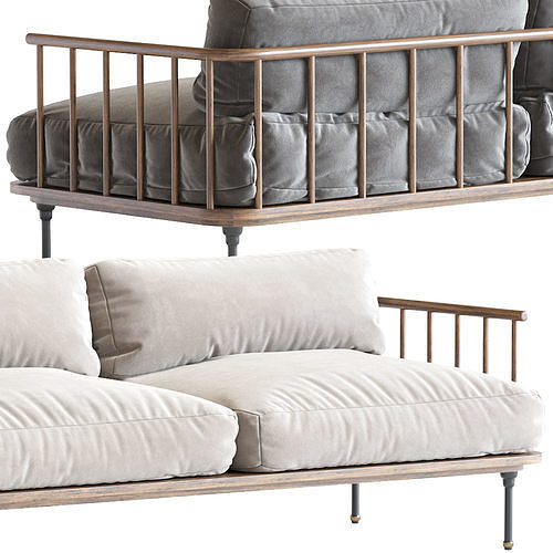 Kalmar Sofa 3D model 4