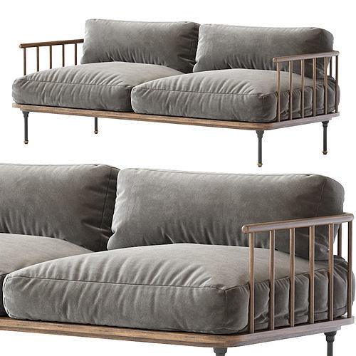 Kalmar Sofa 3D model 2