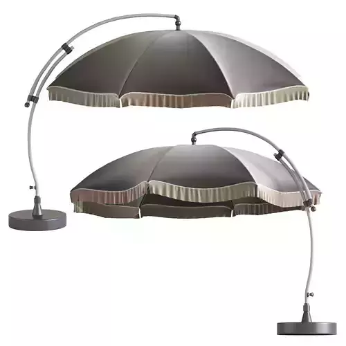 Sun Garden Umbrella 3D model