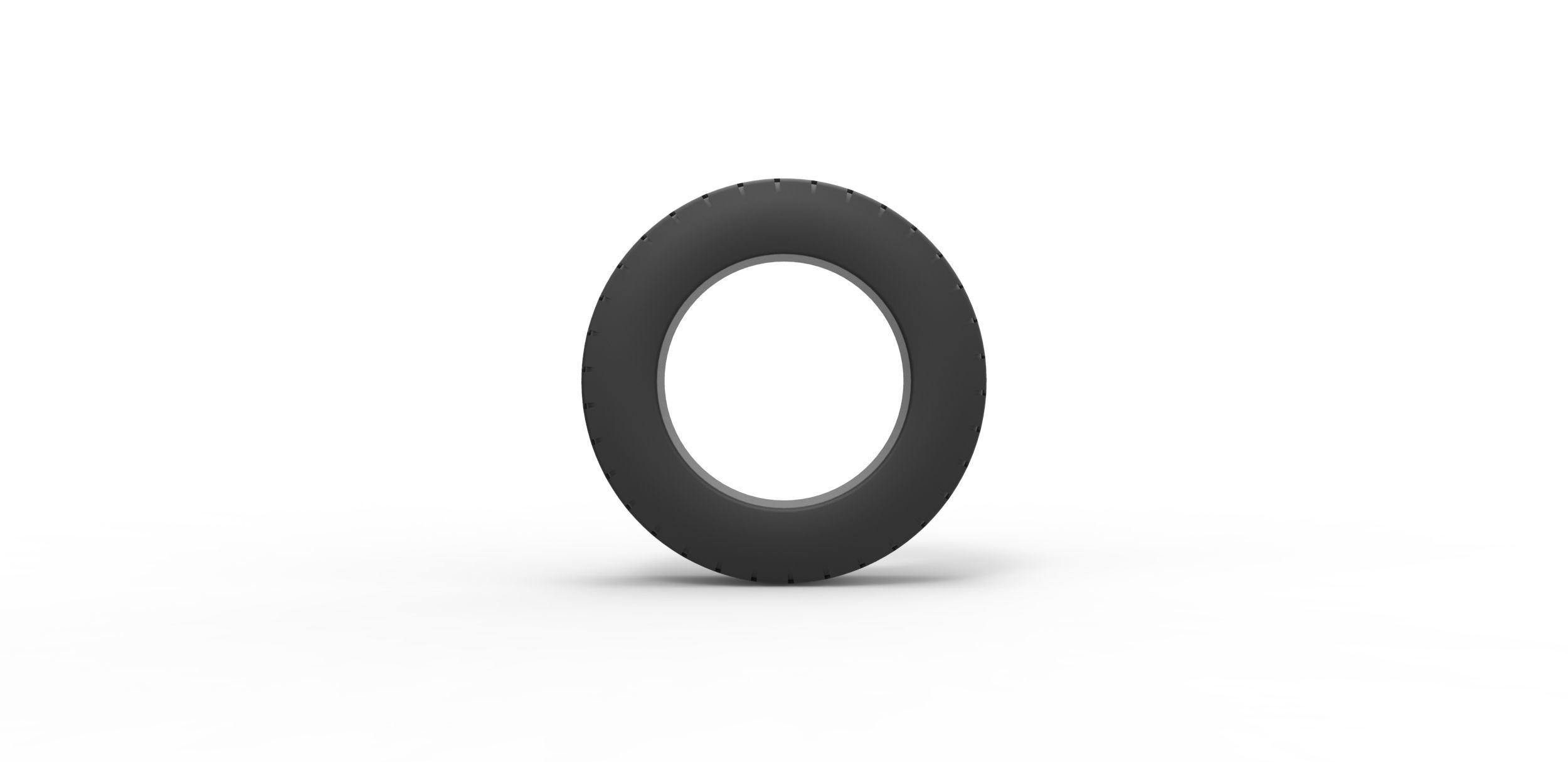 Truck tire 2 Scale 1 to 25 3D print model_4