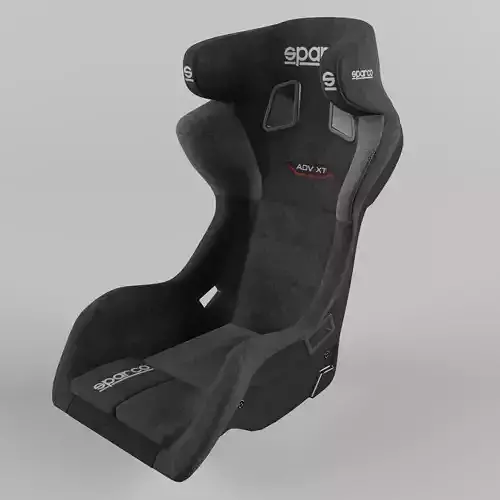 Racing Seat Sparco ADV XT Suede Black 3D model