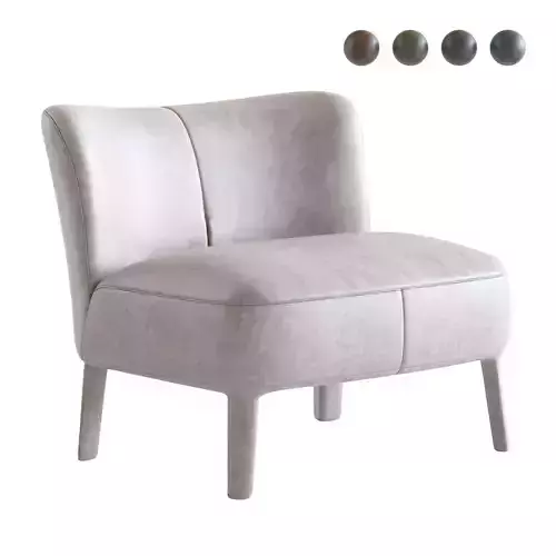 Febo Low Armchair 3D model