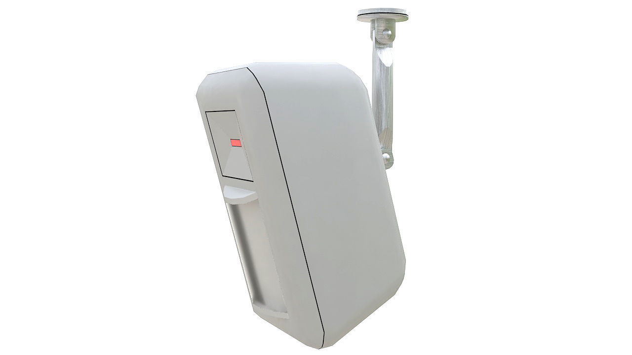 Passive infrared motion sensor 3D model_3