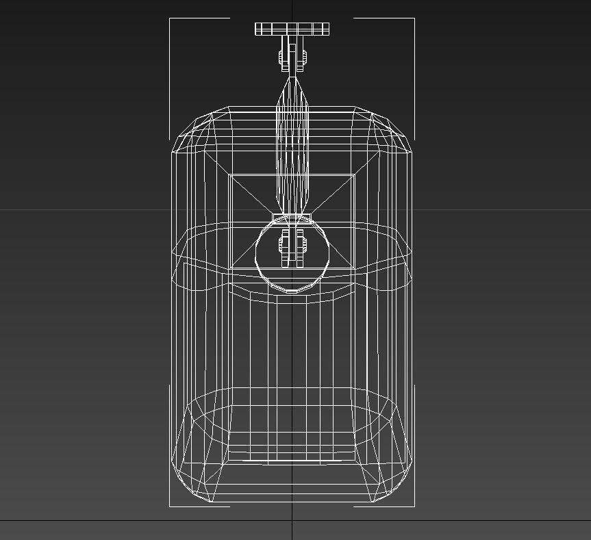 Passive infrared motion sensor 3D model_12