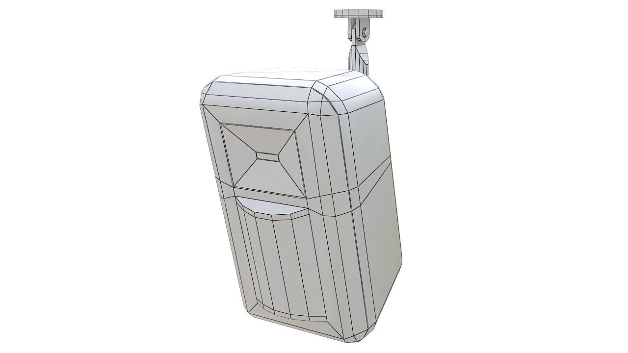 Passive infrared motion sensor 3D model_9