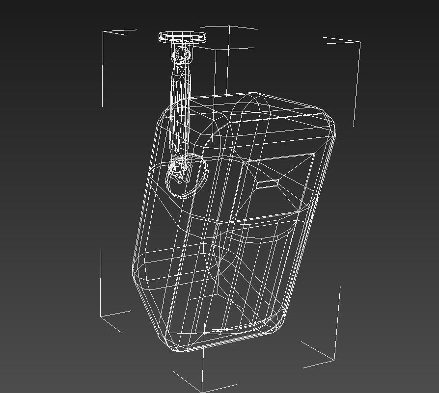 Passive infrared motion sensor 3D model_10