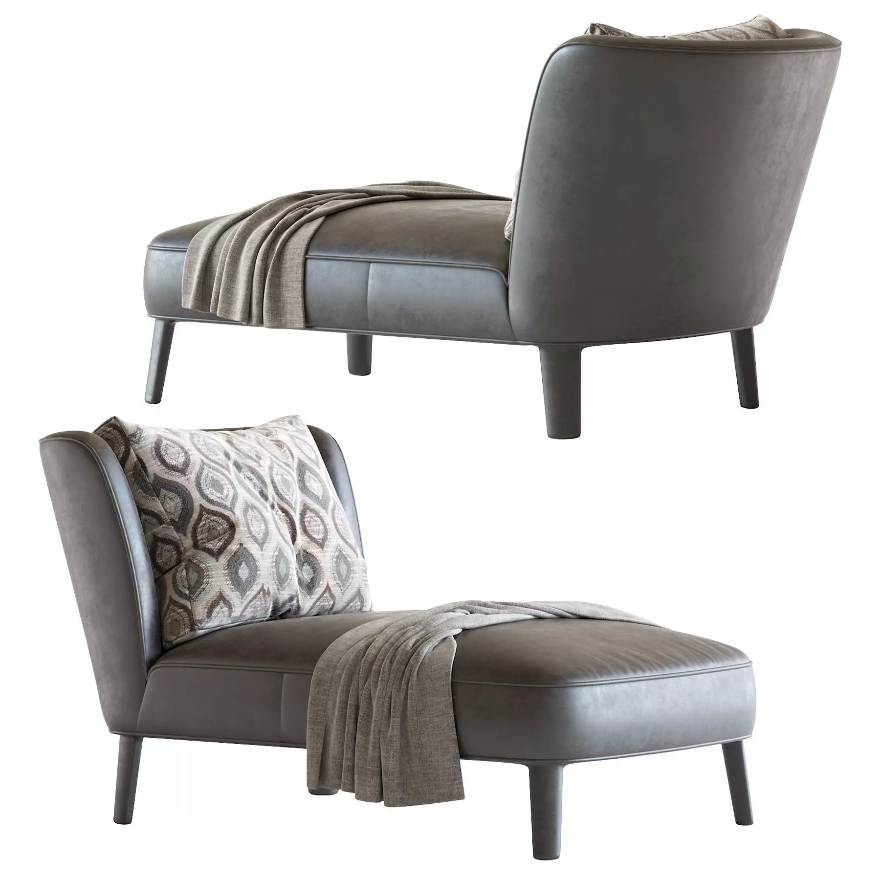 Febo Chaise Longue Maxalto 3D model
