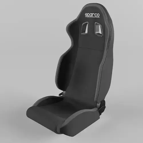 Racing Seat Sparco R100 Fabric Black-Grey
