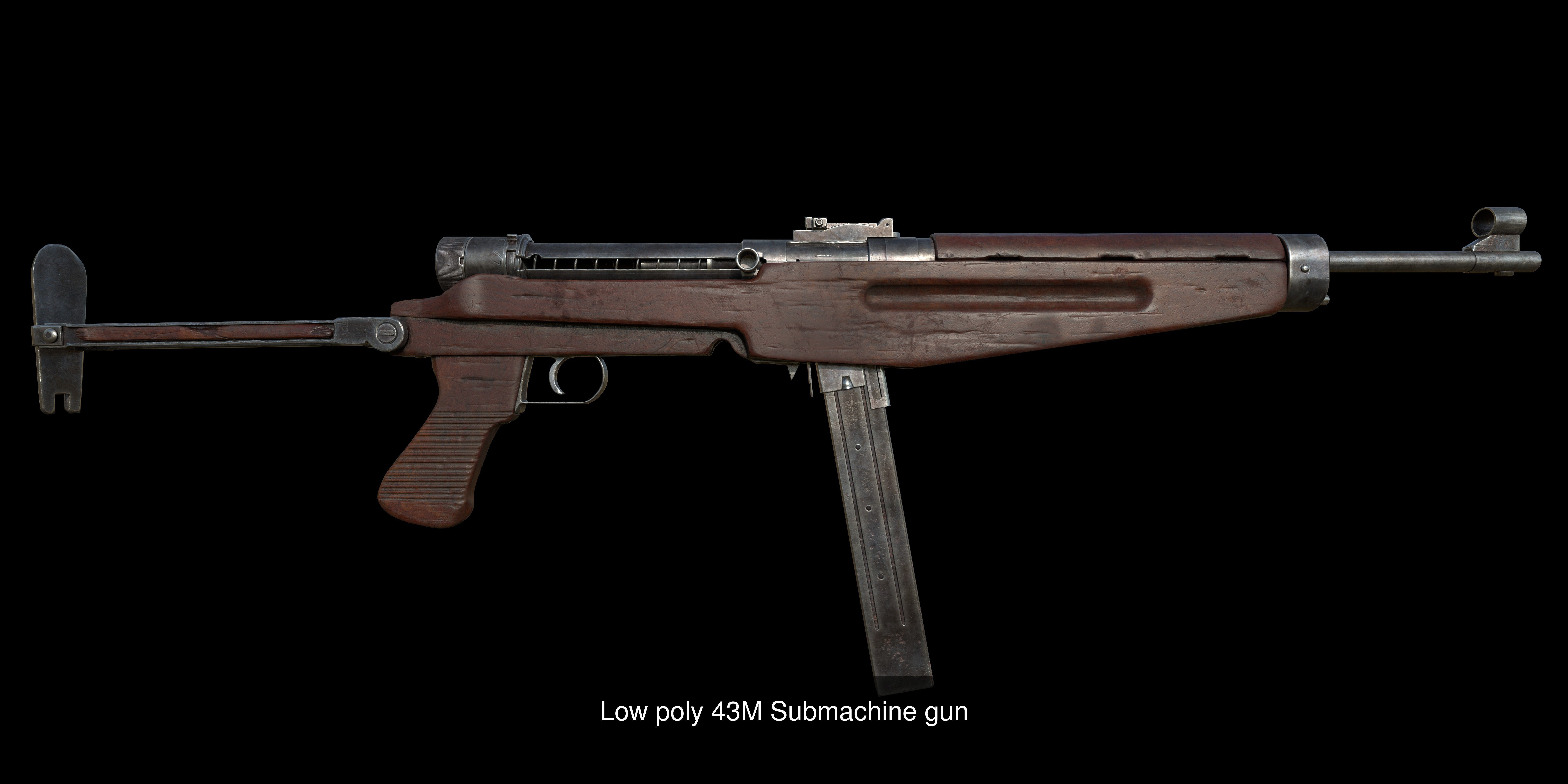 Hungarian WW2 weapon pack 3D Model Collection_6