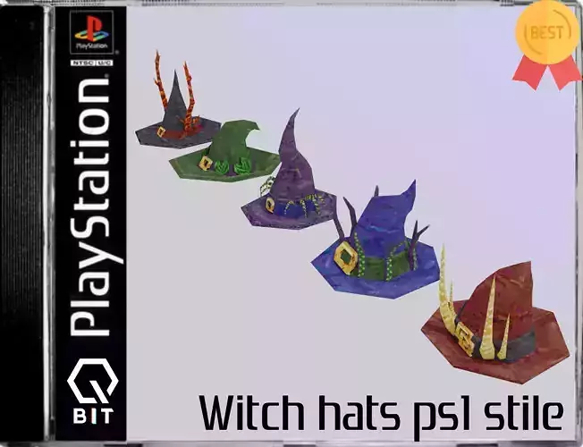 Witch hats small pack ps1 stile