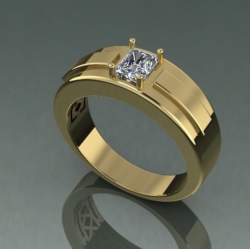 Man ring Model 1518 3D print model_1