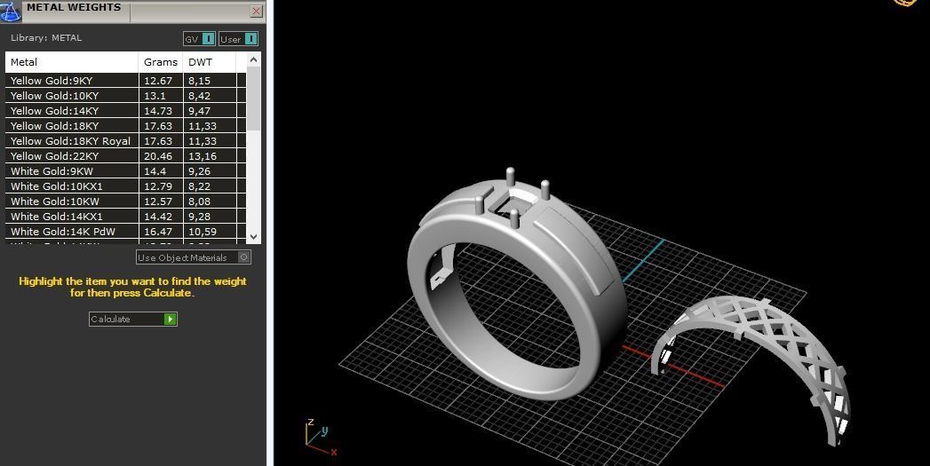 Man ring Model 1518 3D print model_2