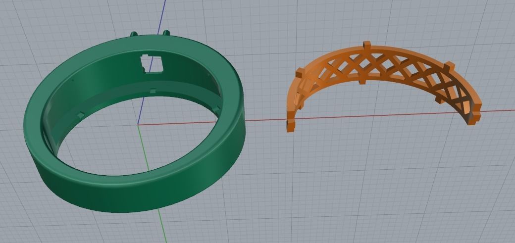 Man ring Model 1518 3D print model_8
