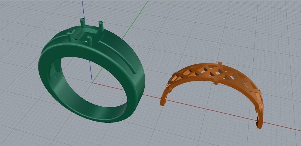 Man ring Model 1518 3D print model_7