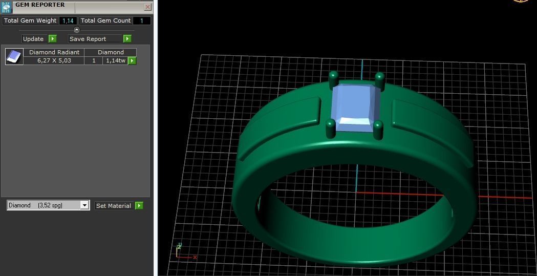 Man ring Model 1518 3D print model_3