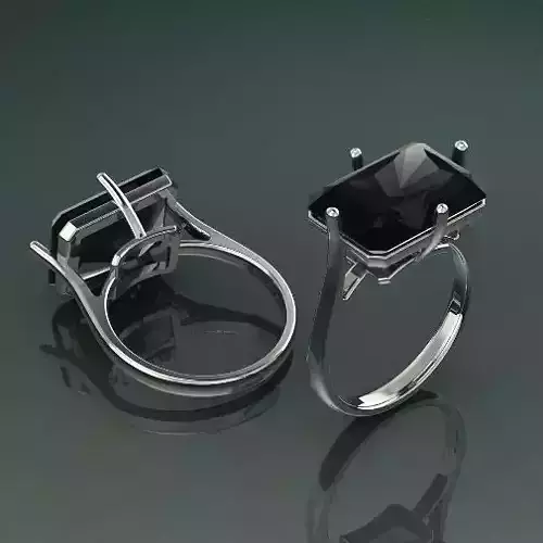 Radiant Stone Ring Model 1528