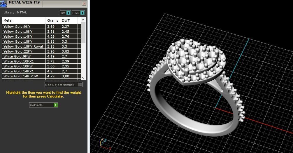 Heart ring Model 1527 3D print model_8