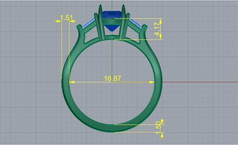 Ring Graf Model 1523 3D print model_4
