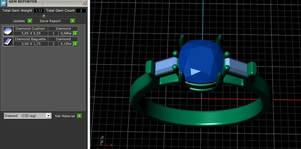 Ring Graf Model 1523 3D print model_3