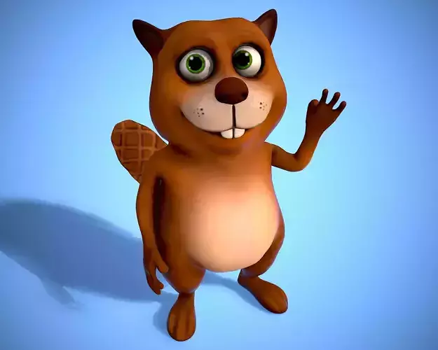 cartoon beaver