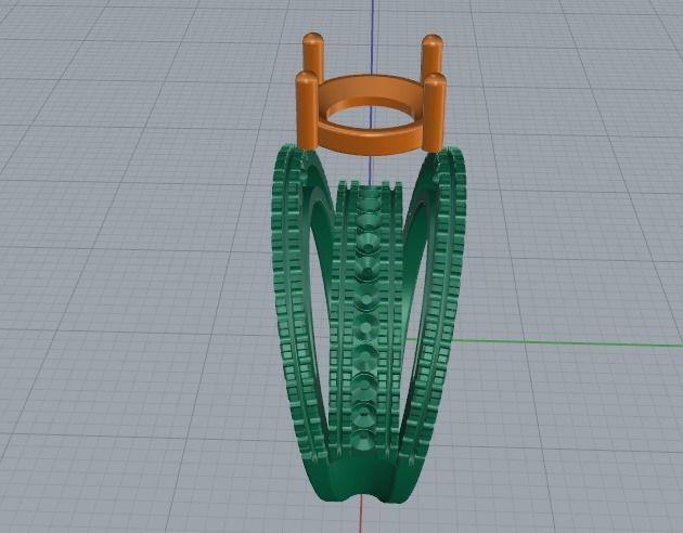 Ring Model 1534 3D print model_8