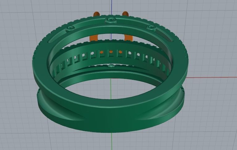 Ring Model 1534 3D print model_9