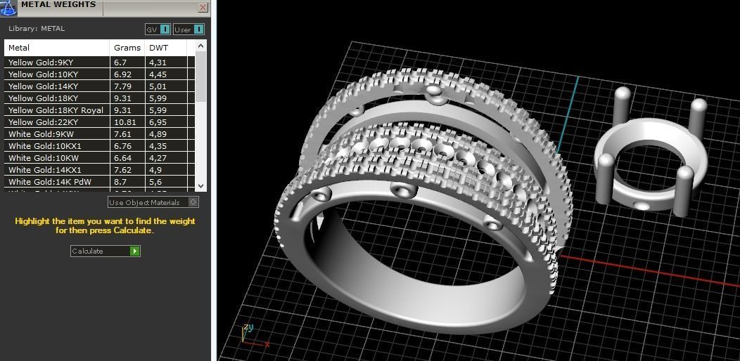 Ring Model 1534 3D print model_2
