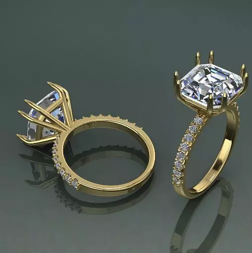 Soliter ring Model 1532 3D print model_0