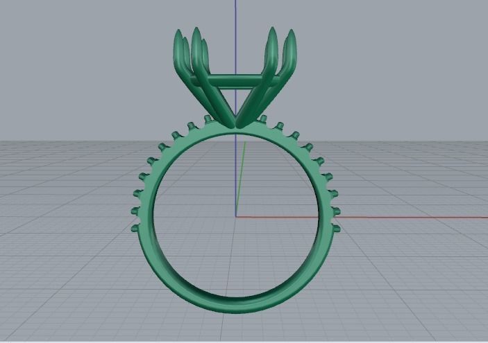 Soliter ring Model 1532 3D print model_7