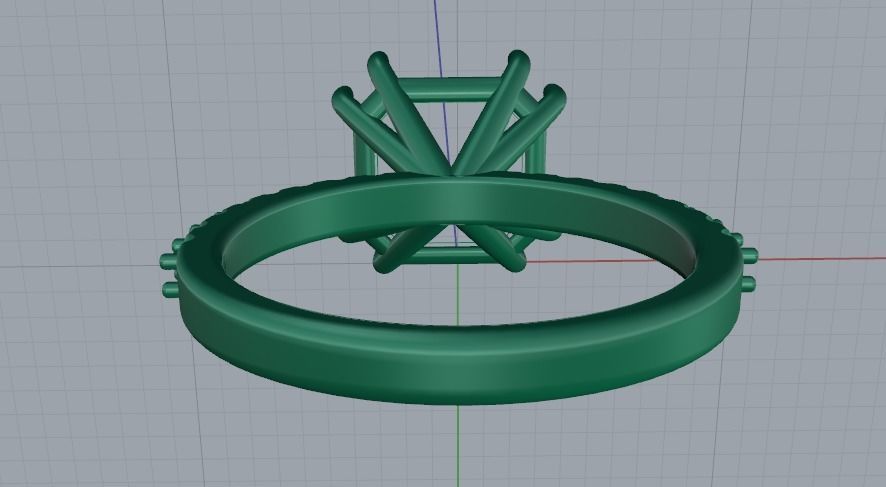 Soliter ring Model 1532 3D print model_8