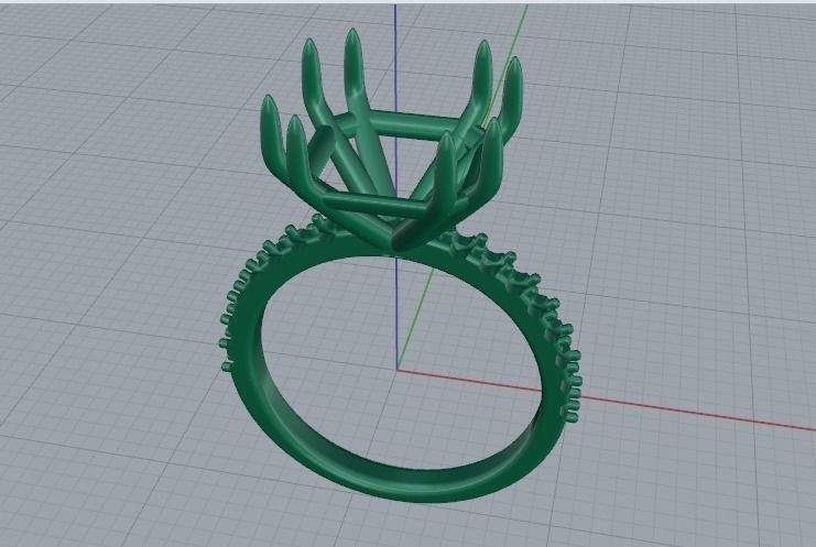 Soliter ring Model 1532 3D print model_6