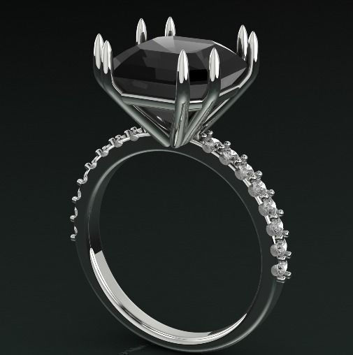 Soliter ring Model 1532 3D print model_1