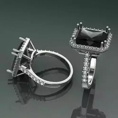 Radiant Stone Ring Model 1530