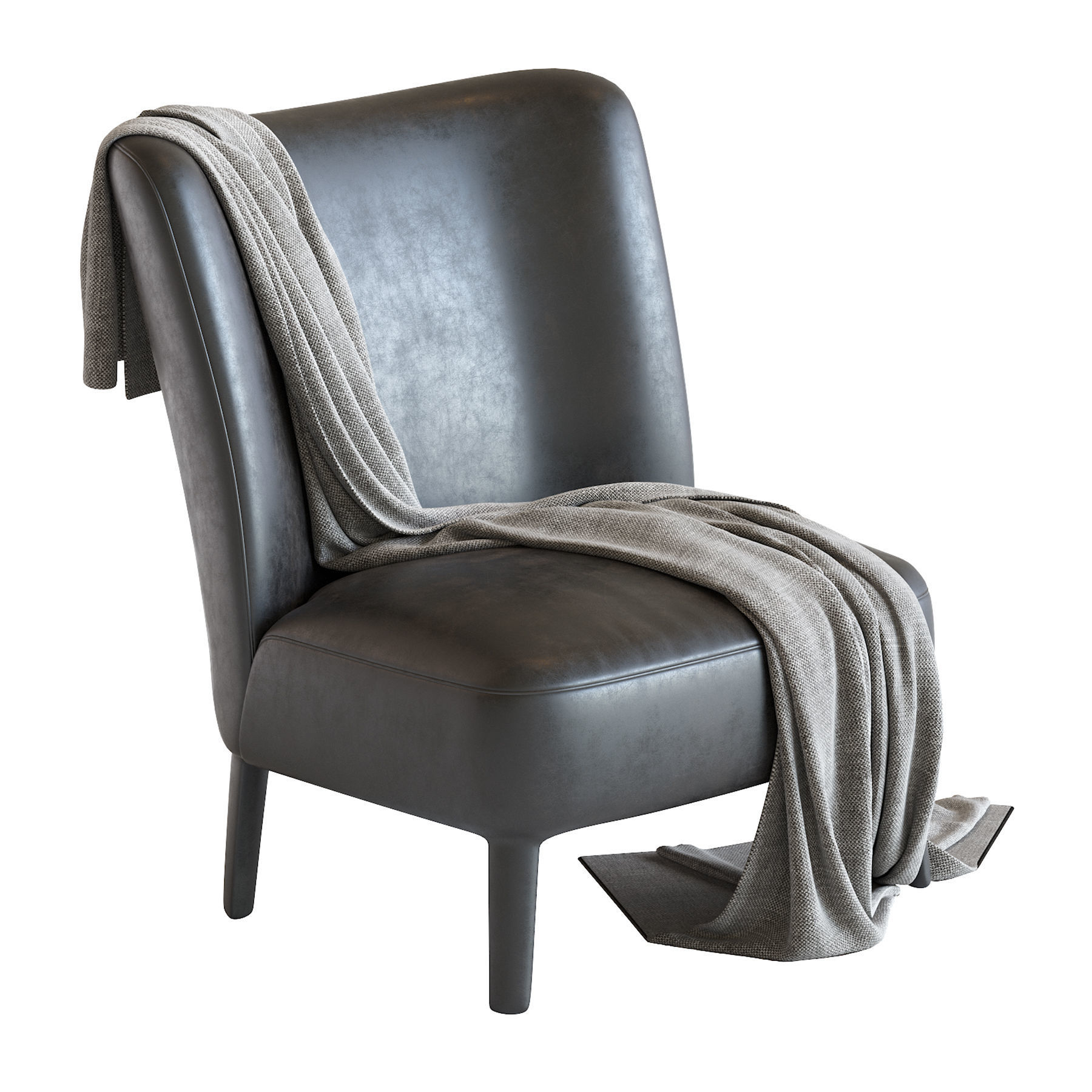 Febo Armchair 3D model_2