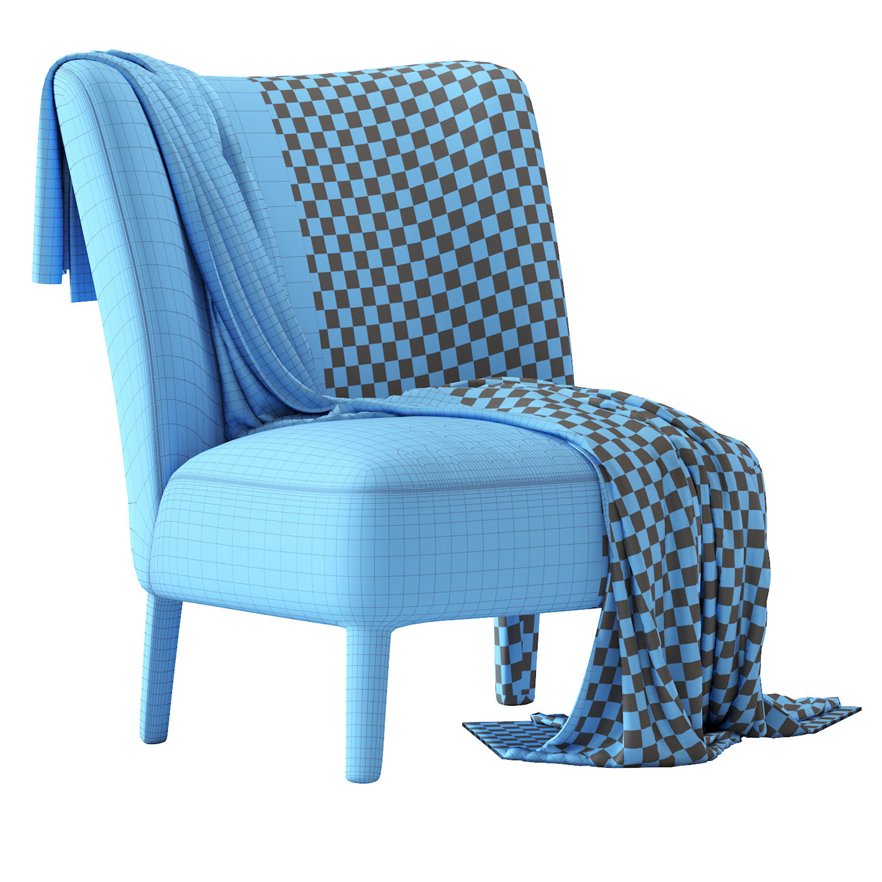 Febo Armchair 3D model_4